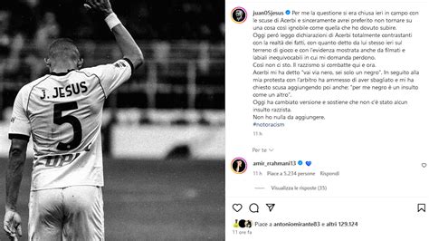 Pagina 3 Acerbi E La Frase A Juan Jesus La Clamorosa Decisione Del