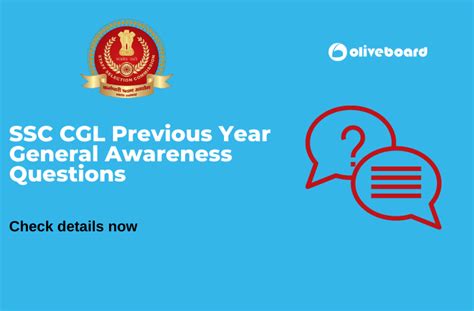 Ssc Cgl Previous Year General Awareness Questions