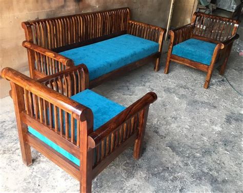 5 Seater Brown Wooden Sofa Set At Rs 40000 Set In Jaipur ID