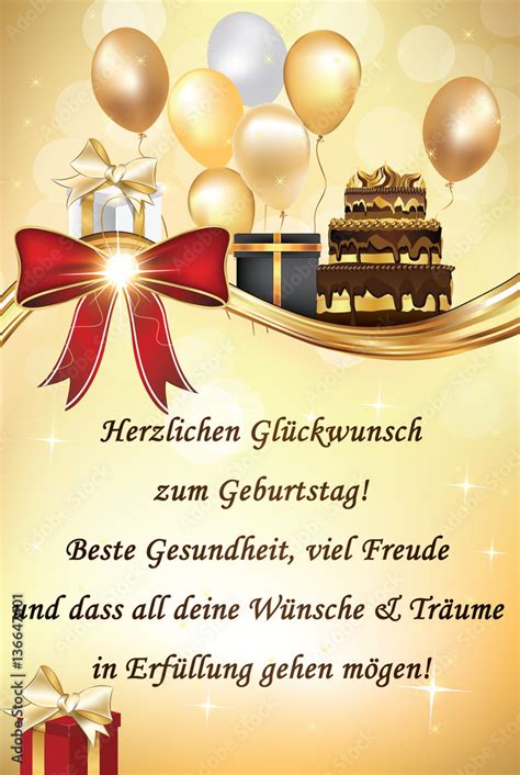 Herzlichen Glückwunsch zum Geburtstag beste Gesundheit viel Freude