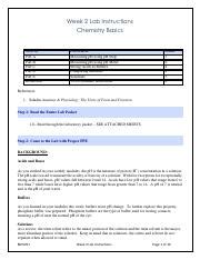 Bios W Lab Instructions Pdf Week Lab Instructions Chemistry