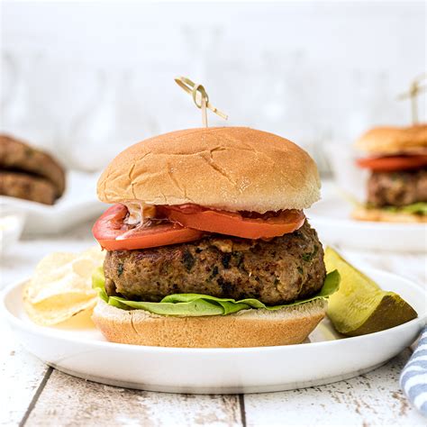 Juicy Grilled Turkey Burgers With Gruyere Cheese And Dijon Mustard