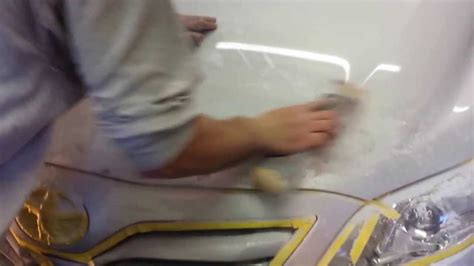 How To Paint Your Car Blending Paint Sanding And Taping Youtube