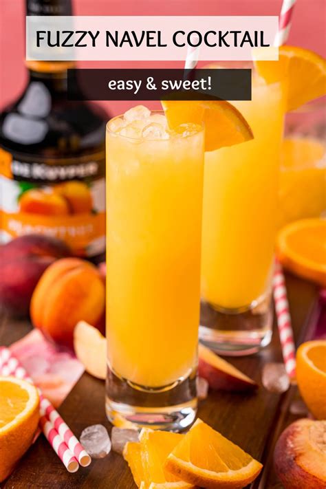 Fuzzy Navel Cocktail Recipe