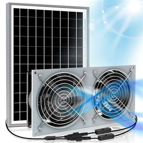 Buy Lildiho Solar Fan Solar Greenhouse Fan Solar Fan For Shed Solar Powered Fan 15w Solar