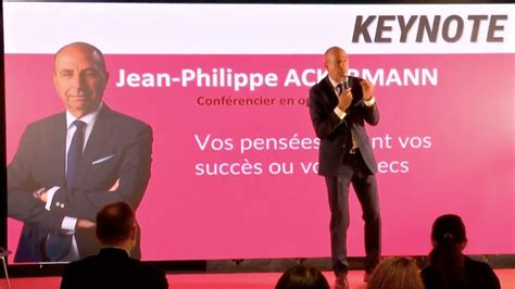 Conférences Optimistes Pour Doper Votre Réussite Jean Philippe Ackermann