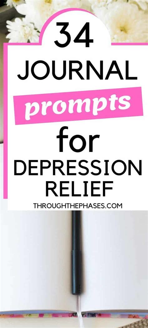 34 Journal Prompts For Depression Relief Artofit