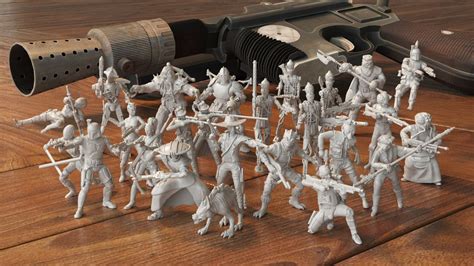 3D Printable Miniatures