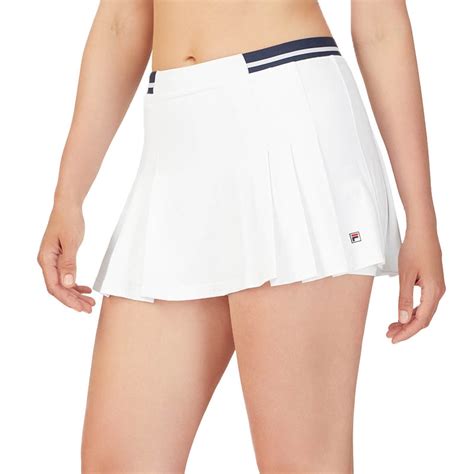 Fila Heritage Signature Women S Tennis Skirt White Navy