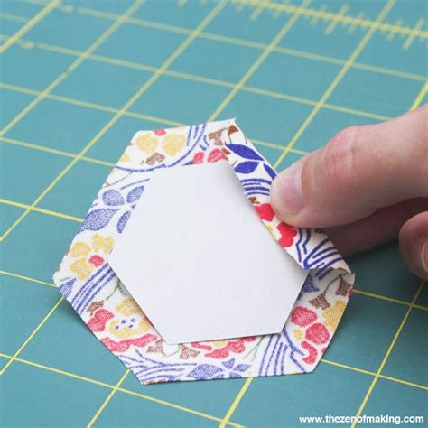 Tutorial English Paper Piecing Hexies Part English Paper Piecing