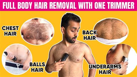 Ultimate Grooming Solution Full Body Hair Removal With One Trimmer