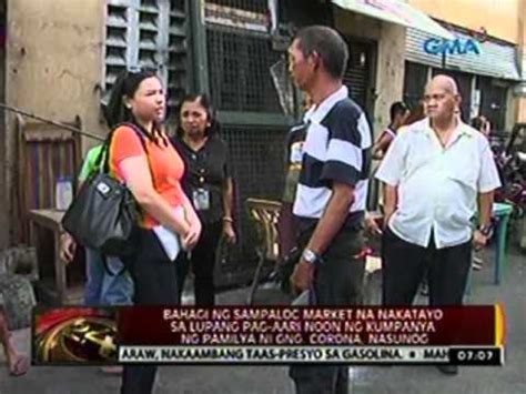 Bahagi Ng Sampaloc Market Na Nakatayo Sa Lupang Pag Aari Noon Ng