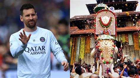 Lionel Messi Steals The Show At Keralas Iconic Thrissur Pooram