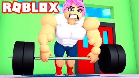 VUELVE LA CHICA MAS FUERTE Y MUSCULOSA DE ROBLOX Weight Lifting