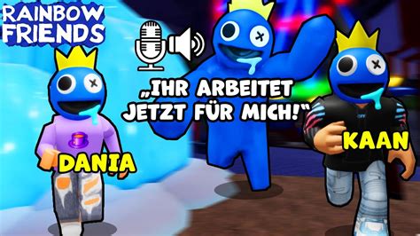 WIR MÜSSEN 1 TAG ALS BLUE ARBEITEN Rainbow Friends Chapter 2 aber