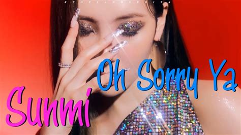 Sunmi Sorry Ya Sub Ita Color Coded Han Rom Ita Youtube