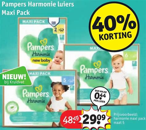 Pampers Harmonie Luiers Maxi Pack Aanbieding Bij Kruidvat