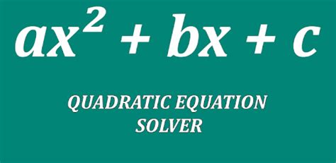 Quadratic Equation Solver Android App