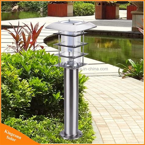 Stainless Steel Led Landscape Pole Light Solar Garden Lawn Lamp China