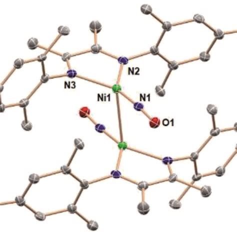 Ortep Representation Of The Molecular Structure Probabilities Of