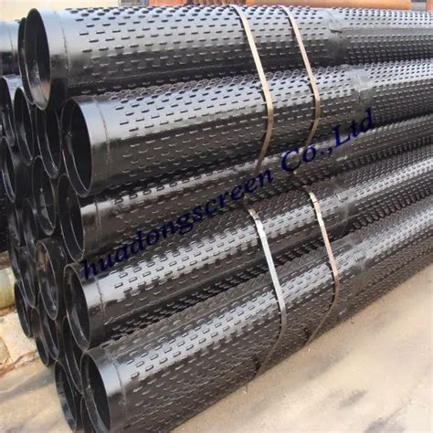 Galvanized Steel Water Borehole Seamless Pipeblind Casing Screen For