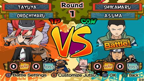 Naruto Shippuden Ultimate Ninja 5 I Tayuya Vs Shikamaru I Batalha De