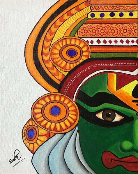 Kathakali Face Painting