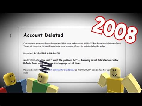 Roblox Classic Bans YouTube