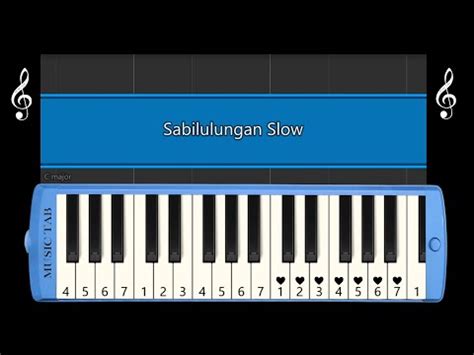 Sabilulungan Not Pianika Melodica - YouTube