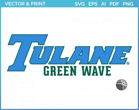 Tulane Green Wave - Wordmark Logo (2017) - College Sports Vector SVG Logo in 5 formats