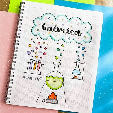 Portadas De Química Ideas Creativas Y Ejemplos Para Cuadernos