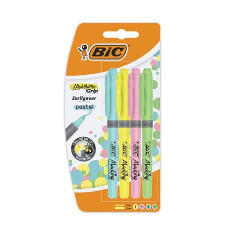 Zakre Lacz Kolory Pastel Highlighter Grip Bic