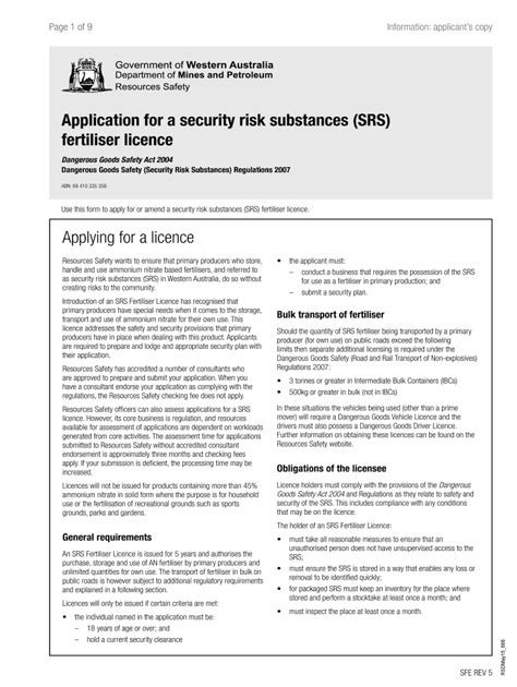 Fillable Online Dmp Wa Gov Application For A Security Risk Substances