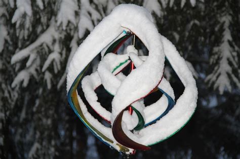 Wind Spinner Evergreen Winter Free Photo On Pixabay Pixabay
