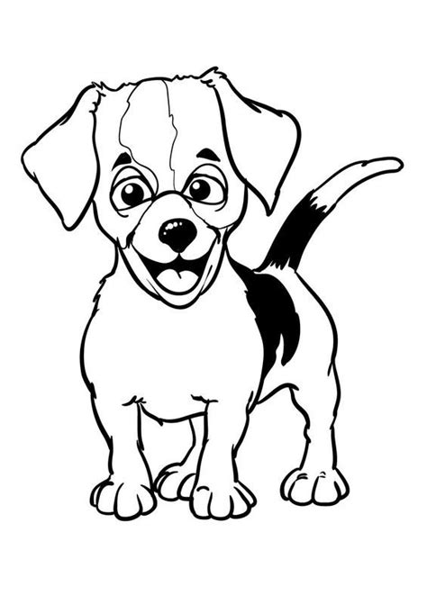 Jack Russell Coloring Pages - Coloring Nation