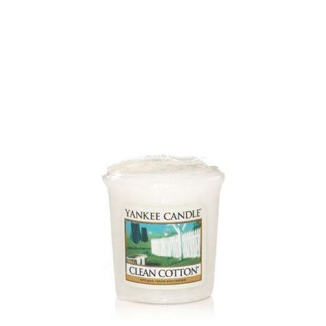 Yankee Candle Clean Cotton Votive Geurkaarsenwebshop Nl