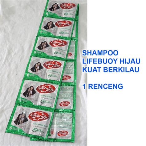 Jual Lifebuoy Shampoo Hijau Renceng Isi Sachet Shampo Lifebuoy