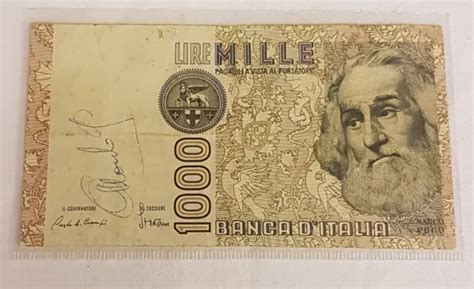 ITALIE D OCCASION MARCO Polo 1000 Lires Itl Banca D Italia Billet