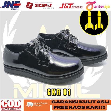 Jual Sepatu Pdh Tni Gybson Pembagian Kulit Kilap Asli Sepatu Dinas