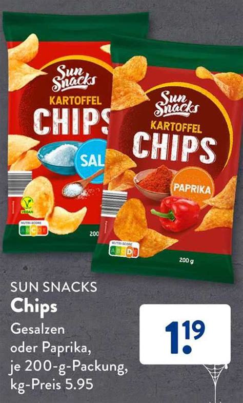 Sun Snacks Chips Angebot Bei Aldi S D Prospekte De