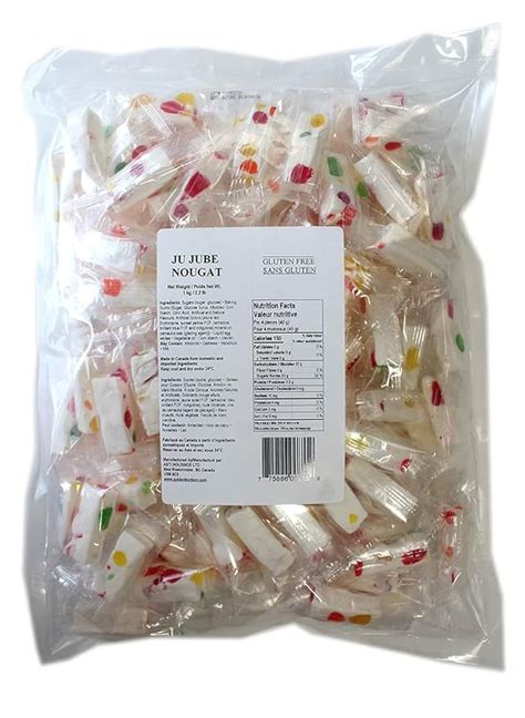 Golden Bonbon Italian Jujube Nougat Candy Individually