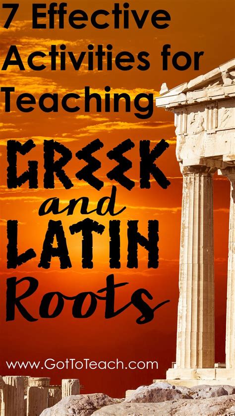 Teaching Greek And Latin Roots Teacher Thrive Latin Roots Teaching