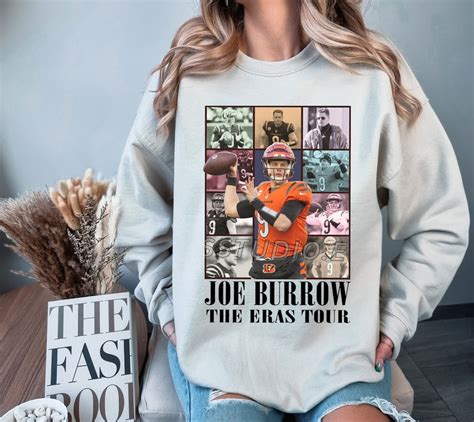 Joe Burrow The Eras Tour Shirt Vintage Joe Burrow Sweatshirt Etsy