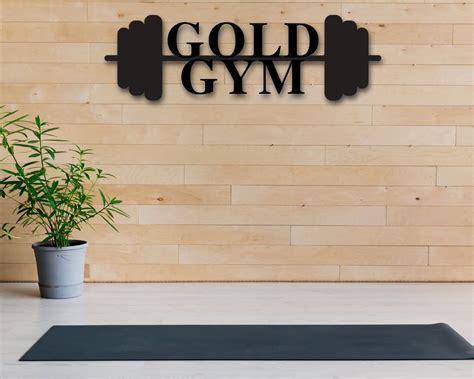 Gym Sign Personalized Home Gym Sign Personalized Gym Sign Etsy