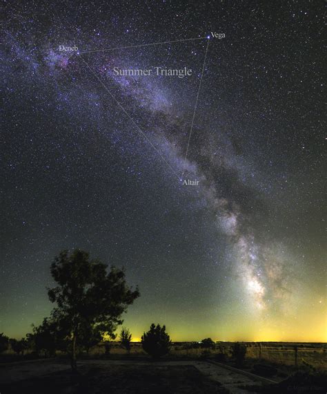 Summer Triangle and Milky Way above Monte Bravo @ Astrophotography by ...