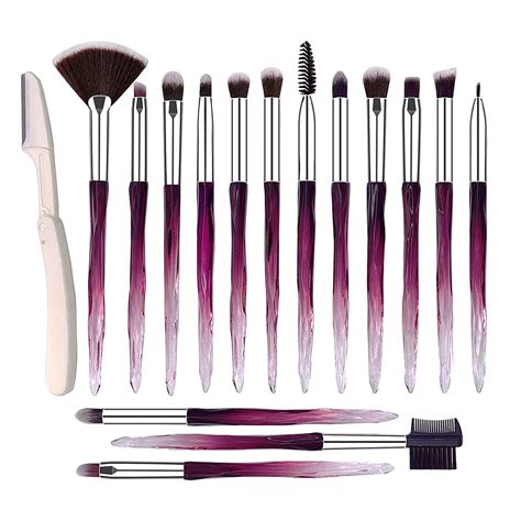 Amazon XMOSNZ Eye Makeup Brushes 10pcs Eyeshadow Brushes Purple