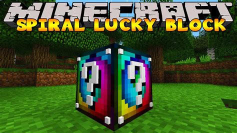 Minecraft AMAZING NEW SPIRAL LUCKY BLOCKS YouTube