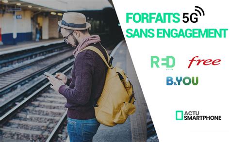 Voici Les Forfaits 5G Sans Engagement De Free B You Et RED By SFR