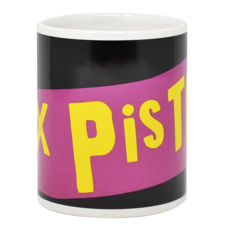 Sex Pistols Pink Panoramic Logo Mug Swag Loudtrax