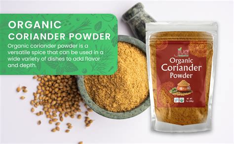 Amazon Jiva Organics Organic Ground Coriander Powder Non GMO